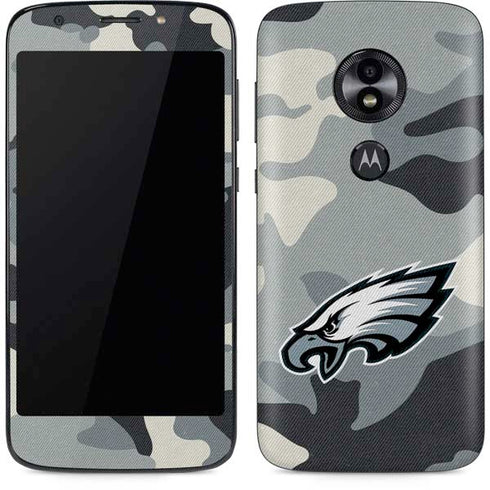 NFL Philadelphia Eagles Camo Moto E5 Play Skin