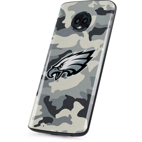 NFL Philadelphia Eagles Camo Moto G6 Skin