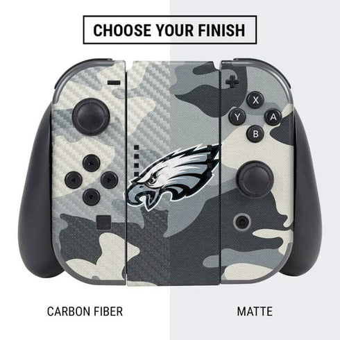 NFL Philadelphia Eagles Camo Nintendo Switch Bundle Skin
