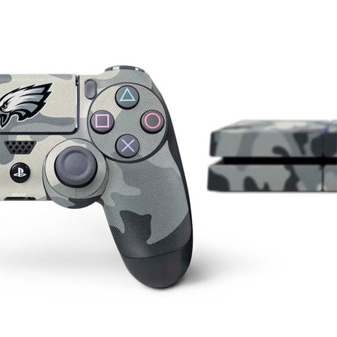 NFL Philadelphia Eagles Camo PS4 Console and Controller Bundle Skin