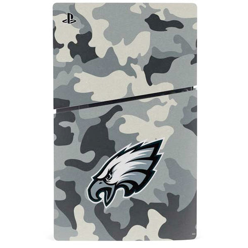 NFL Philadelphia Eagles Camo PS5 Slim Disk Console Skin