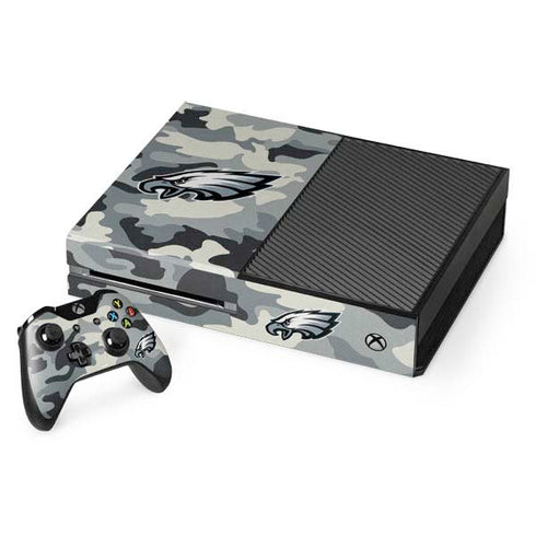 NFL Philadelphia Eagles Camo Xbox One Console and Controller Bundle Skin