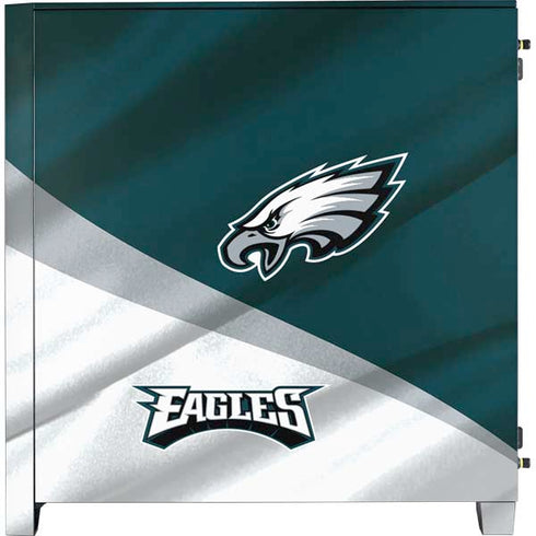 NFL Philadelphia Eagles Corsair 4000D Tempered Glass Mid-Tower ATX Case Skin
