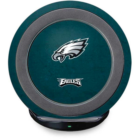 NFL Philadelphia Eagles Distressed Fast Charge Wireless Charging Stand Skin