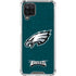 NFL Philadelphia Eagles Distressed Galaxy A12 Clear Case