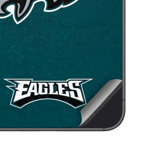 NFL Philadelphia Eagles Distressed Galaxy A14 5G Skin