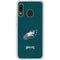 NFL Philadelphia Eagles Distressed Galaxy A20 Clear Case