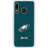 NFL Philadelphia Eagles Distressed Galaxy A20 Clear Case