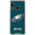 NFL Philadelphia Eagles Distressed Galaxy A30 Clear Case