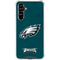 NFL Philadelphia Eagles Distressed Galaxy A54 5G Clear Case