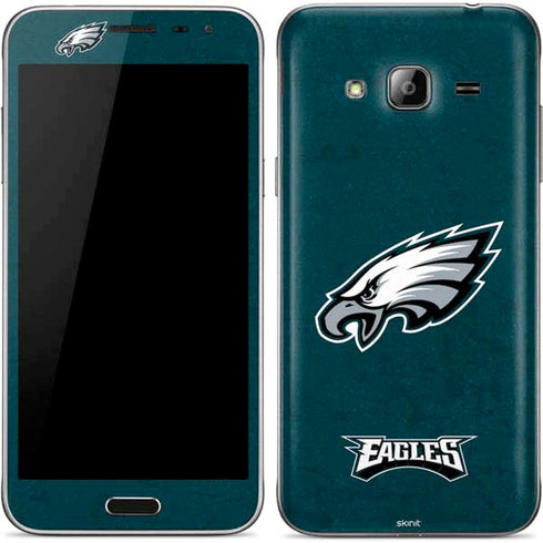 NFL Philadelphia Eagles Distressed Galaxy J3 Skin