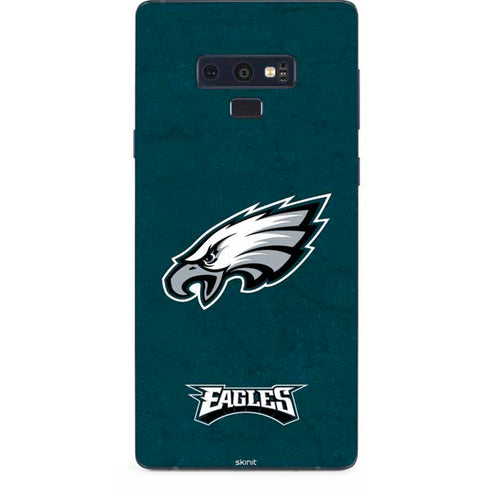 NFL Philadelphia Eagles Distressed Galaxy Note 9 Skin