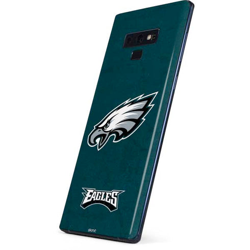 NFL Philadelphia Eagles Distressed Galaxy Note 9 Skin