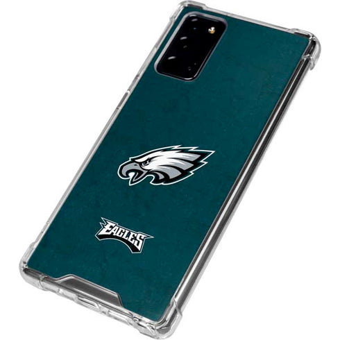 NFL Philadelphia Eagles Distressed Galaxy Note20 5G Clear Case