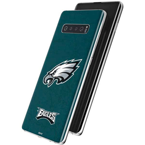 NFL Philadelphia Eagles Distressed Galaxy S10 Skin