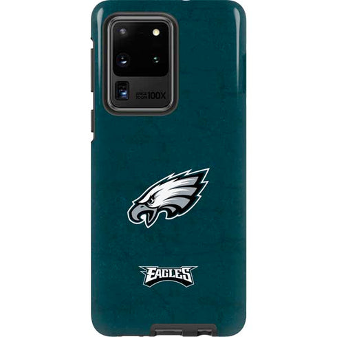 NFL Philadelphia Eagles Distressed Galaxy S20 Ultra 5G Pro Case