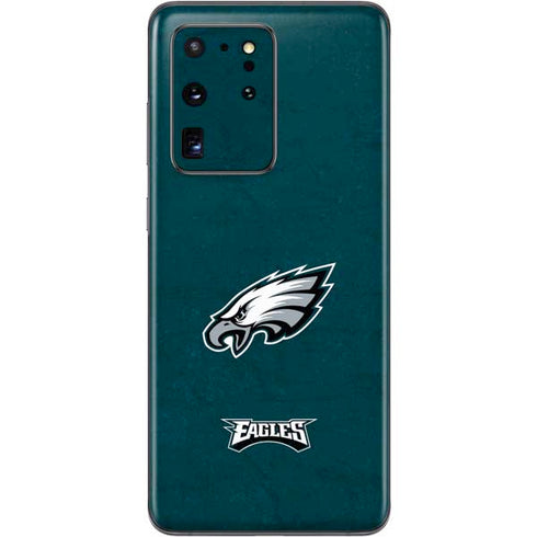 NFL Philadelphia Eagles Distressed Galaxy S20 Ultra 5G Skin