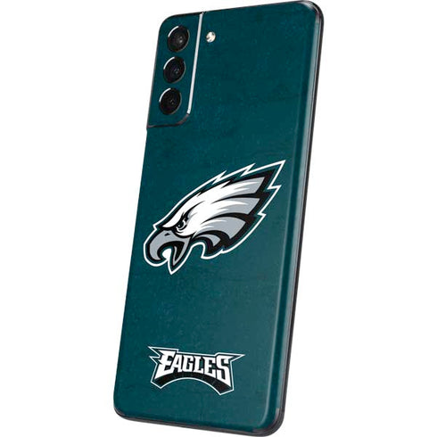 NFL Philadelphia Eagles Distressed Galaxy S21 5G Skin