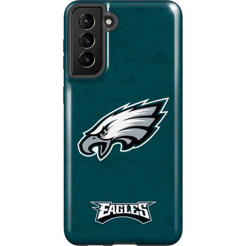 NFL Philadelphia Eagles Distressed Galaxy S21 FE Pro Case