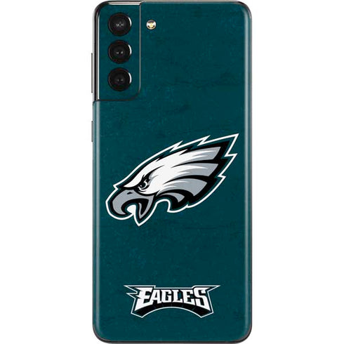 NFL Philadelphia Eagles Distressed Galaxy S21 Plus 5G Skin