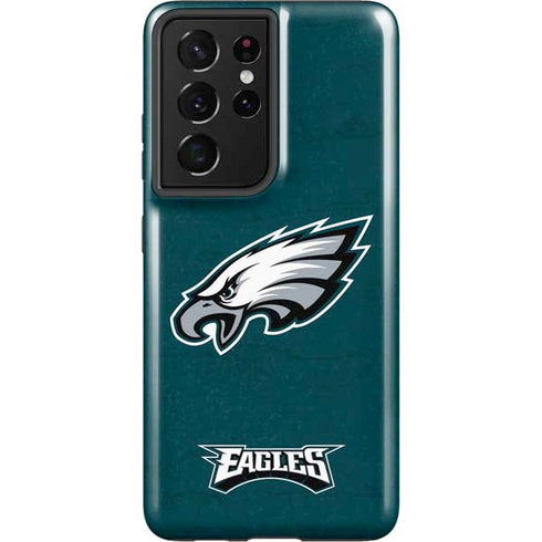 NFL Philadelphia Eagles Distressed Galaxy S21 Ultra 5G Pro Case