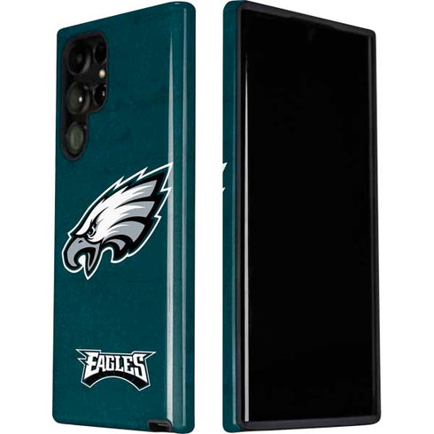 NFL Philadelphia Eagles Distressed Galaxy S22 Ultra Pro Case