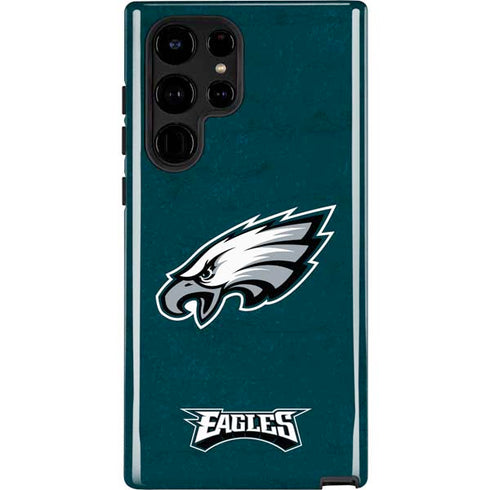 NFL Philadelphia Eagles Distressed Galaxy S22 Ultra Pro Case