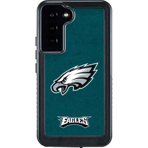 NFL Philadelphia Eagles Distressed Galaxy S23 Plus Waterproof Case