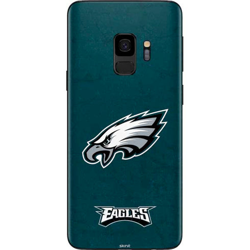 NFL Philadelphia Eagles Distressed Galaxy S9 Skin