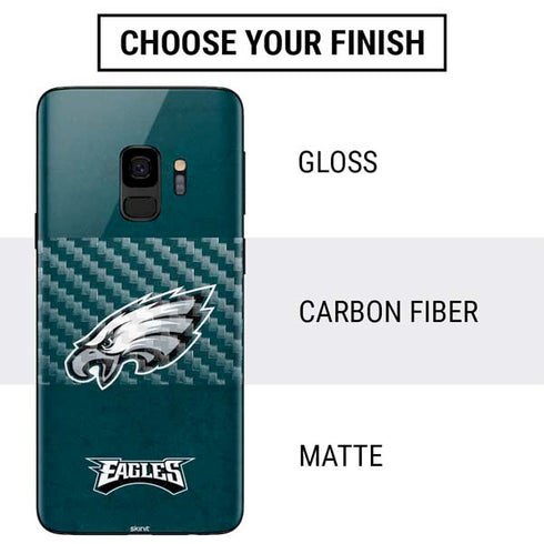 NFL Philadelphia Eagles Distressed Galaxy S9 Skin