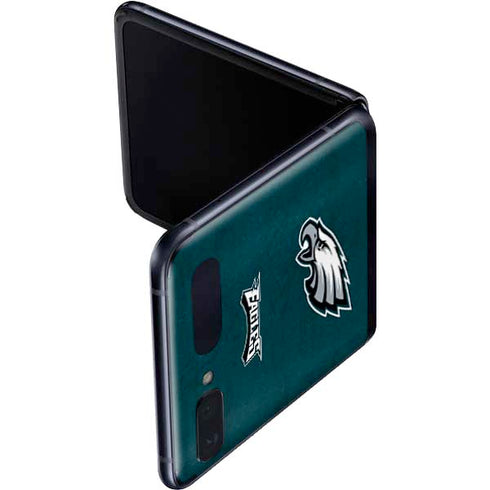 NFL Philadelphia Eagles Distressed Galaxy Z Flip Skin