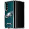 NFL Philadelphia Eagles Distressed Galaxy Z Fold4 5G Clear Case