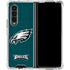 NFL Philadelphia Eagles Distressed Galaxy Z Fold4 5G Clear Case