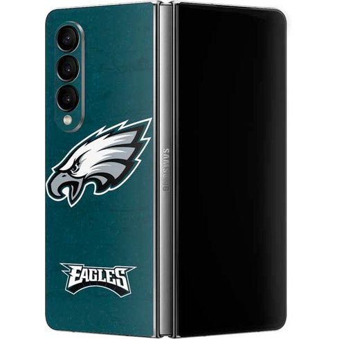 NFL Philadelphia Eagles Distressed Galaxy Z Fold4 5G Skin