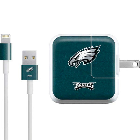 NFL Philadelphia Eagles Distressed iPad Charger (10W USB) Skin