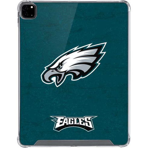 NFL Philadelphia Eagles Distressed iPad Pro 12.9in (2020) Clear Case