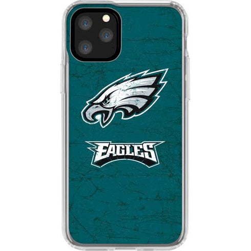 NFL Philadelphia Eagles Distressed iPhone 11 Pro Clear Case