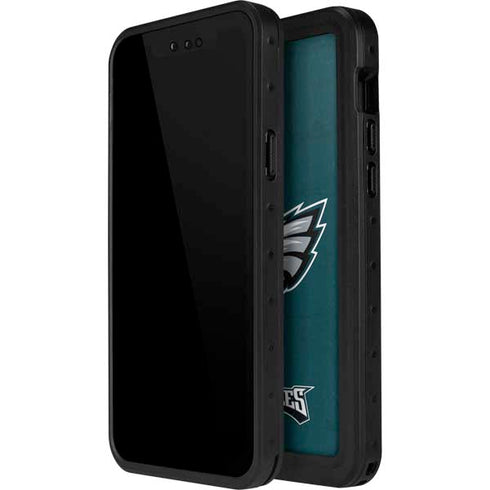 NFL Philadelphia Eagles Distressed iPhone 12 Mini Waterproof Case