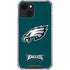 NFL Philadelphia Eagles Distressed iPhone 13 Mini Clear Case