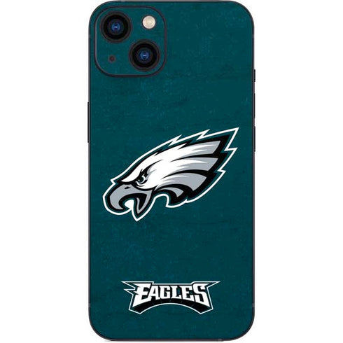 NFL Philadelphia Eagles Distressed iPhone 13 Skin