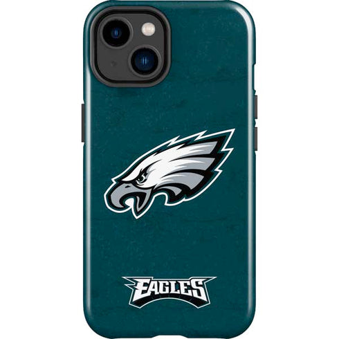 NFL Philadelphia Eagles Distressed iPhone 15 Plus Impact Case