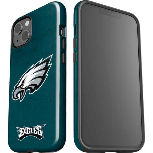 NFL Philadelphia Eagles Distressed iPhone 15 Plus Impact Case