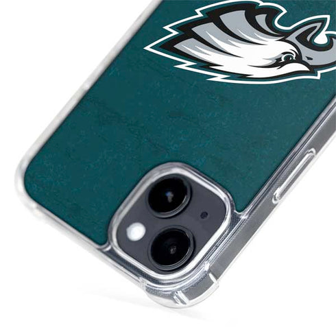 NFL Philadelphia Eagles Distressed iPhone 15 Plus MagSafe Case
