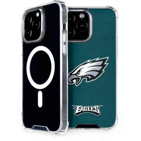 NFL Philadelphia Eagles Distressed iPhone 15 Pro Max MagSafe Case