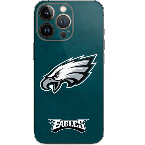 NFL Philadelphia Eagles Distressed iPhone 14 Pro Skin