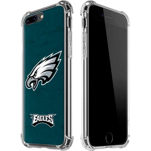 NFL Philadelphia Eagles Distressed iPhone 7/8 Plus Clear Case