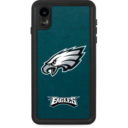 NFL Philadelphia Eagles Distressed iPhone XR Waterproof Case