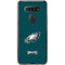 NFL Philadelphia Eagles Distressed LG K51/Q51 Clear Case