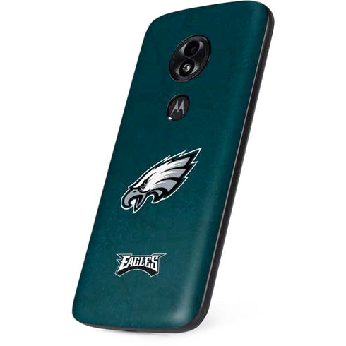 NFL Philadelphia Eagles Distressed Moto E5 Play Skin