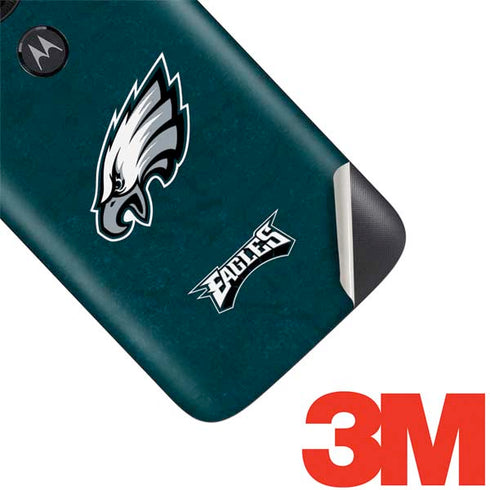 NFL Philadelphia Eagles Distressed Moto E5 Play Skin